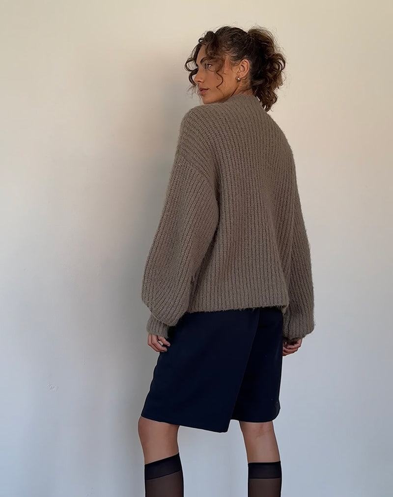 Motel Rocks Viola Oversized Gestrickt Pullover Damen Hellgrün | HUW7081XR