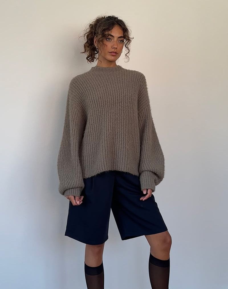 Motel Rocks Viola Oversized Gestrickt Pullover Damen Hellgrün | HUW7081XR